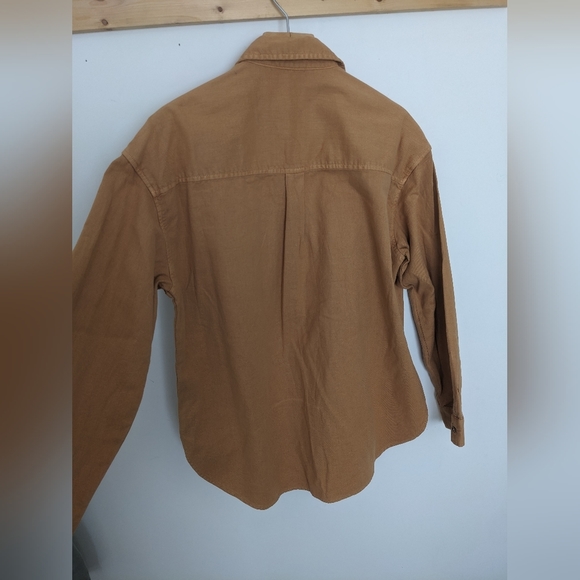 Universal Thread women's 100% cotton gold button down shirt | size small - Picture 5 of 5